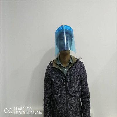 PET防护面罩 防飞沫保护面罩 全透明面罩 头戴防护隔离面罩