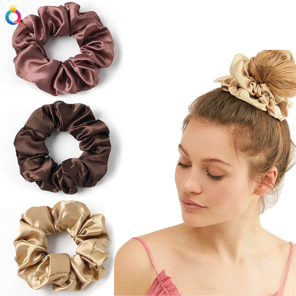 Fashion Solid Color Cloth Handmade Hair Band 1 Piece display picture 2