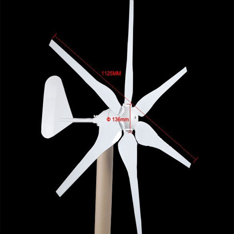 Manufactor sale household Wind Turbines 300W Blade Small Wind Power 12V24V Wind power