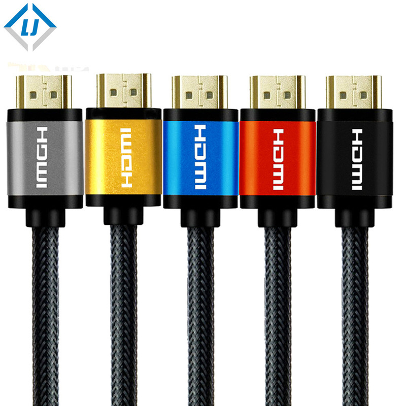 Factory high quality HD wire 4k * 2K 2160p wiring aluminum alloy with nylon mesh Factory high quality HD wire 4k * 2K 2160p wiring aluminum alloy with nylon mesh