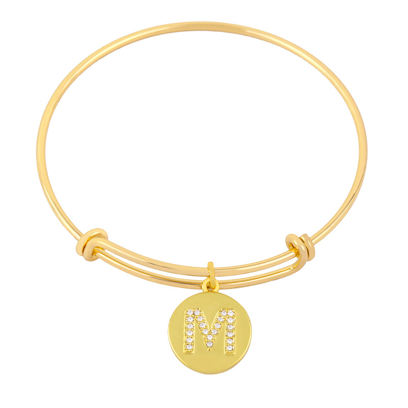 bracelet popular push-pull bracelet 26 alphabet bracelet creative alphabet bracelet wholesale nihaoj