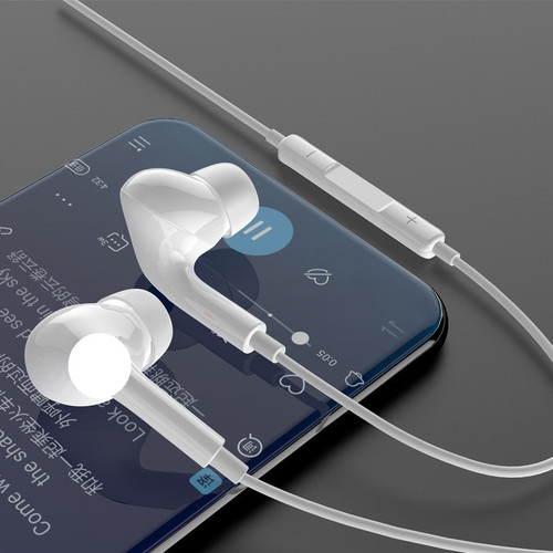 适用蘋果 Type-c安卓手机通用耳机入耳式重低音线控带麦通用耳塞