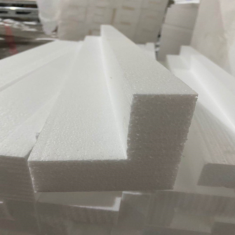 厂家批发白色eps泡沫护角 L型家具防撞泡沫护边 运输包装泡沫护边