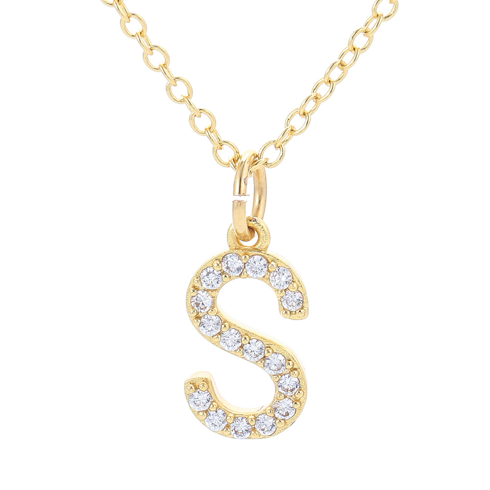 3g Weight Zircon Inlay Material Travel Occasion Copper Material Inlay Design Copper Inlaid Zircon Copper Necklaces 1