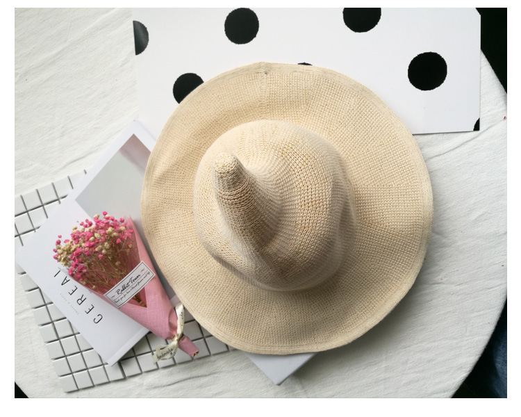 Autumn&Winter Season Women's Gender Simple Style Style Women's Simple Style Solid Color Flat Eaves Bucket Hat