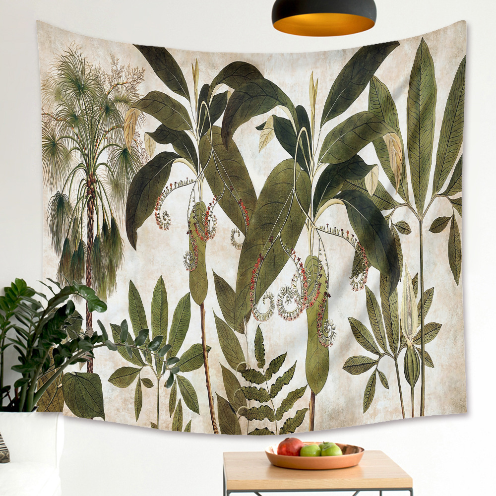 Jungle tropicale plante verte tapisserie maison chambre dcoration en gros Nihaojewelrypicture2