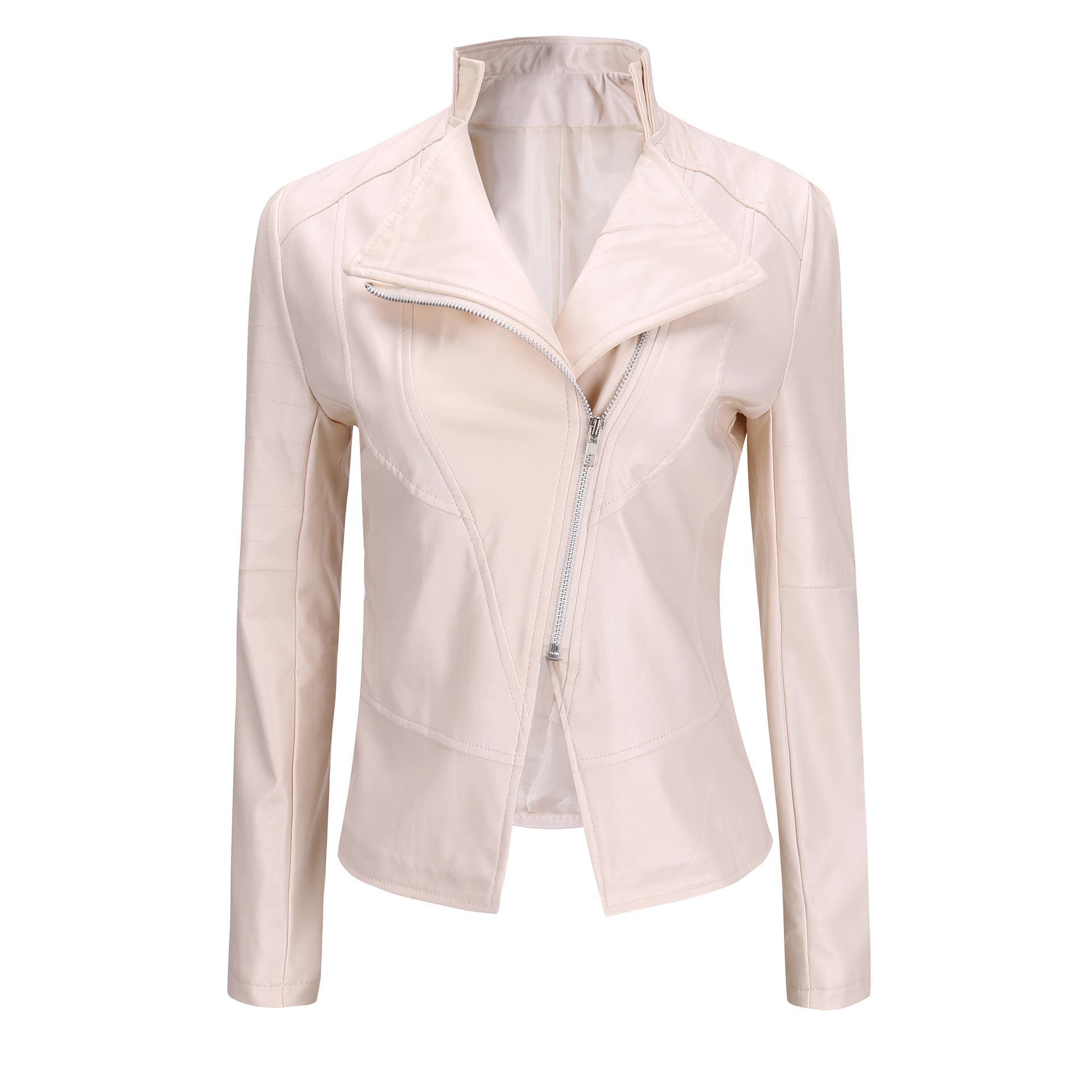 Veste en cuir femme en PU - Ref 3447431 Image 7