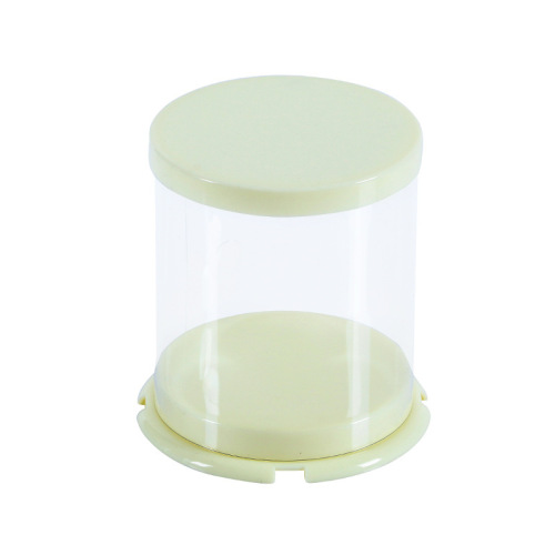 ins Internet celebrity round cake box transparent 2-inch mousse dessert pastry box French French sweet baking cake box