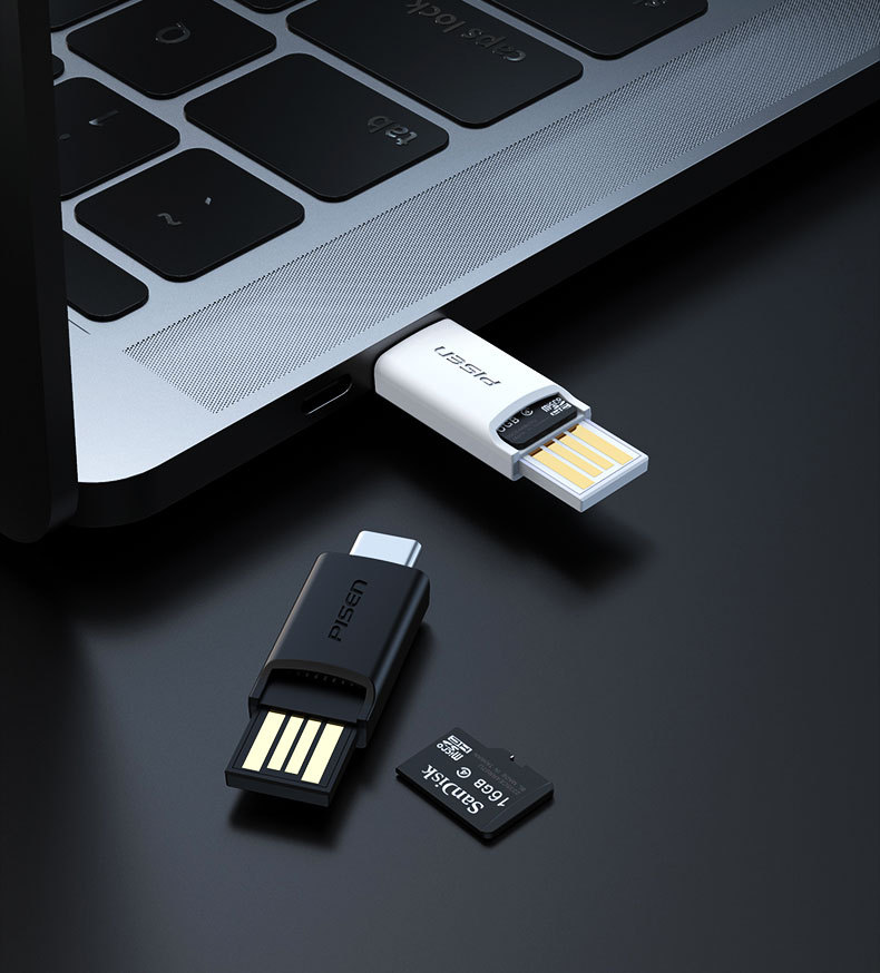 Type-C转TF+USB读卡器_10