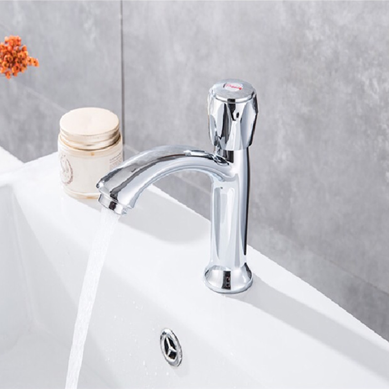 Manufacturer Wholesale Bathroom Dormitory Single-Hole Plastic Steel Public Toilet Cold Water Basin Faucet Plastic Faucet Single Cold Water Faucet