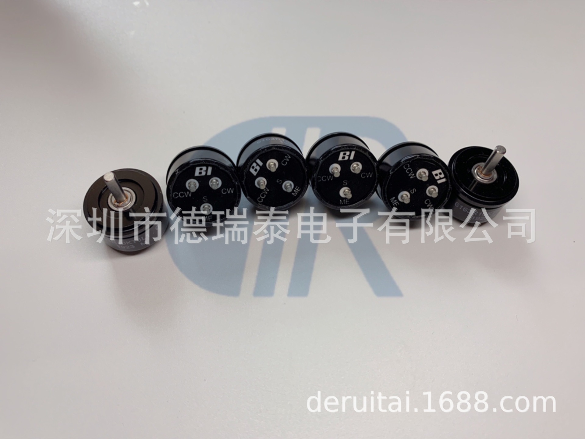 原装美国BI品牌单圈精密电位器6163R10KT5L1.0黑色导电塑料电位器