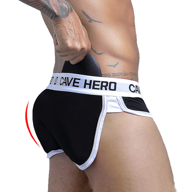 Cavehreomen kafrau men's hip lifting underwear men's briefs sponge mold Cup hip lifting underwear Cavehreomen kafrau men's hip lifting underwear men's briefs sponge mold Cup hip lifting underwear