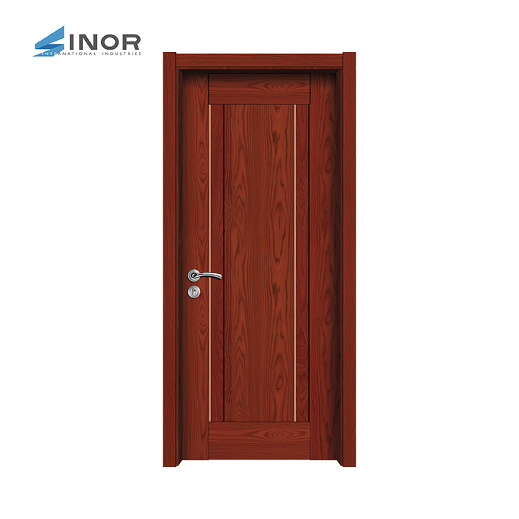 Puerta de cristal de carbono de roble interior puerta de madera ecológica puerta de la habitación del dormitorio Puerta de inodoro dormitorio minimalista moderno
