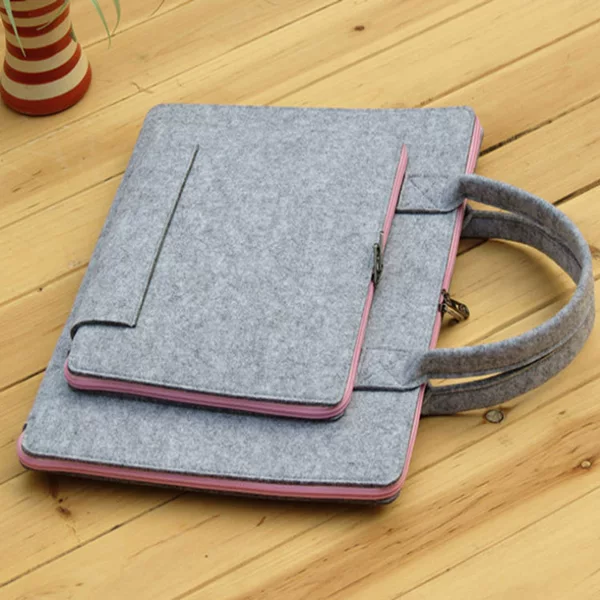 Cross-Border special for felt computer bag custom LOGO fashion felt bag manufacturers wholesale felt Apple computer bag
