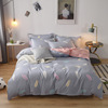 Thickened four piece fluffy four piece fluffy cotton bed sheet quilt cover bedding
