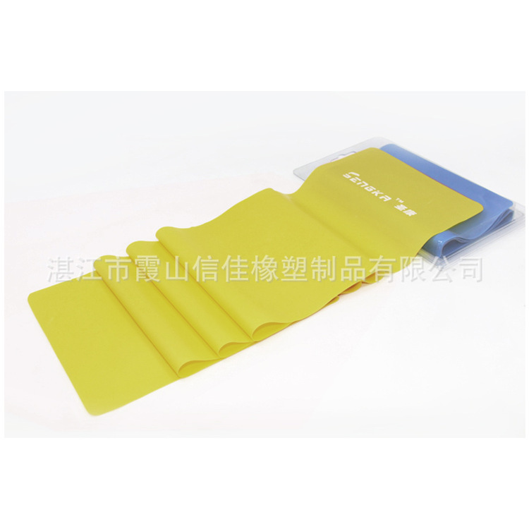 廠家供應(yīng) 瑜伽健美拉力帶 健身用彈力帶 環(huán)保橡膠普拉提拉力帶