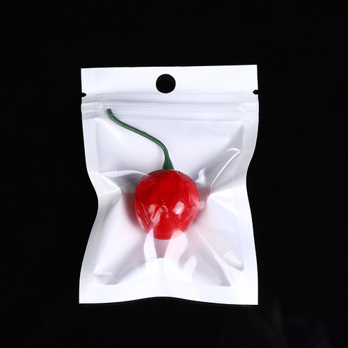 OPP self-sealing keel white pearlescent film translucent yin and yang bag wearable bag e-commerce DIY special packaging bag