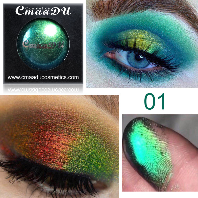 Punk Solid Color Plastic Eye Shadow display picture 2