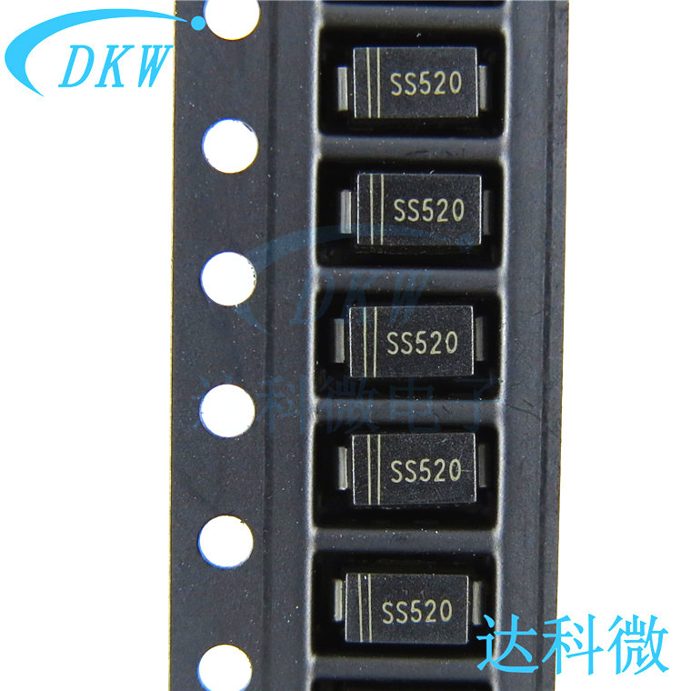 SS520F SMAF贴片 5A 200V 超薄肖特基二极管 JD/晶导微 SS520