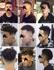 跨境專供男士燙髮梳捲髮海綿梳子手套捲曲發梳髒辮梳造型梳鋼針梳