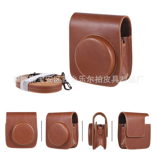 Factory Polaroid mini90 camera bag brown black shoulder retro photography bag