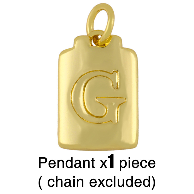 Fashion Letter 18k Gold Plated Necklace In Bulk display picture 30