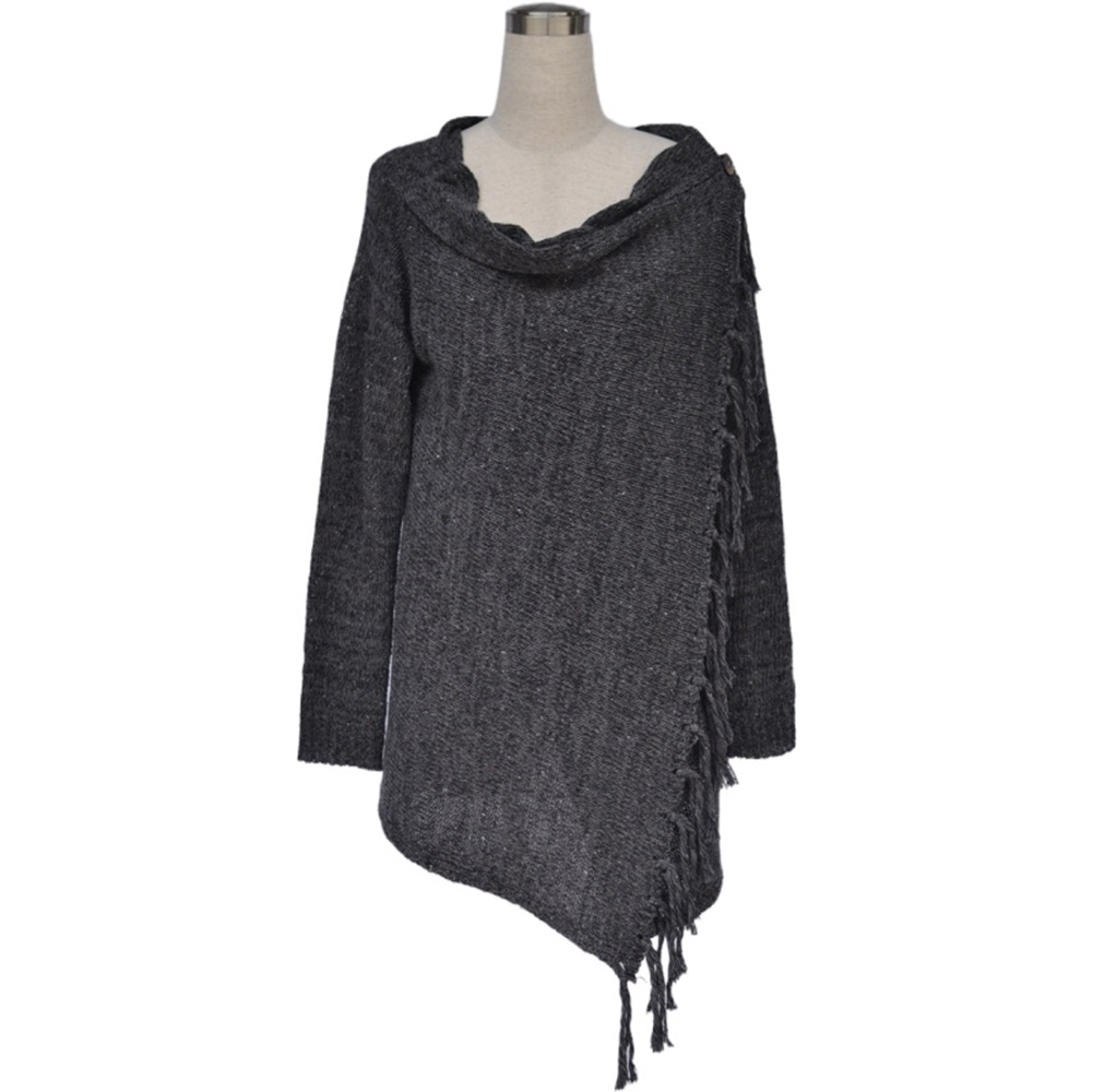 350g Weight Sweater Outerwear Type Long Sleeve Sleeve Length Regular Sleeve Sleeve Type Polyacrylonitrile Fiber, knit Fabric Type Long Top Length Daily Occasion Scarf collar, Pullovers Neckline Loose Fit Type Solid Color Pattern Winter, Autumn Season Women's Gender Hollow Out Design Streetwear Style Wholesale Women's Streetwear Solid Color Long Sleeve Hollow Out Sweaters & Cardigans 18