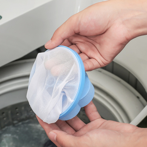 洗衣机过滤网袋除毛器加厚细网梅花洗衣袋漂浮过滤杂物多用护洗袋