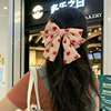 Cute hairgrip with bow, big cloth, universal hairpin, hairpins, Korean style