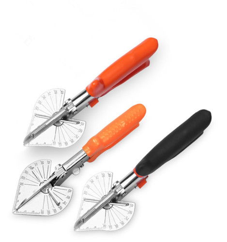 Angle Cutting Straight 45-degree 90-degree Groove Scissors Universal Multi-purpose U-shaped Edge Banding Woodworking Card Strip Clamping Tool