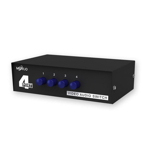 MT-Vicom MT-431AV 4-port AV switch, four-in-one-out, three-lotus, 4-in-1 audio and video switch