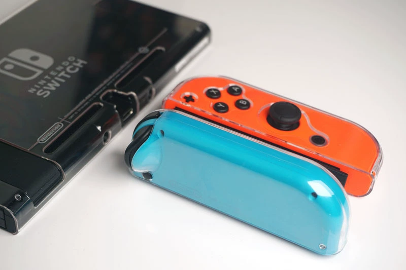 ДОМОНАТ SWITCH геймпад защитный чехол все-в-одном разделенный TPU матовый красный синий геймпад мягкий клей NS силиконовый чехол