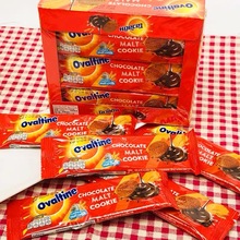 泰国原装进口Ovaltine麦芽巧克力夹心饼干12条360g夹心曲奇