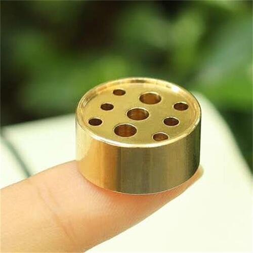 Household mini incense stick, copper gourd incense stick, nine-hole incense holder, mini creative water drop incense device, incense burner accessories