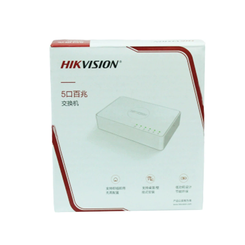 Касса пластиковая 海康威视 100M Ethernet настольный коммутатор DS-3E0105D-E