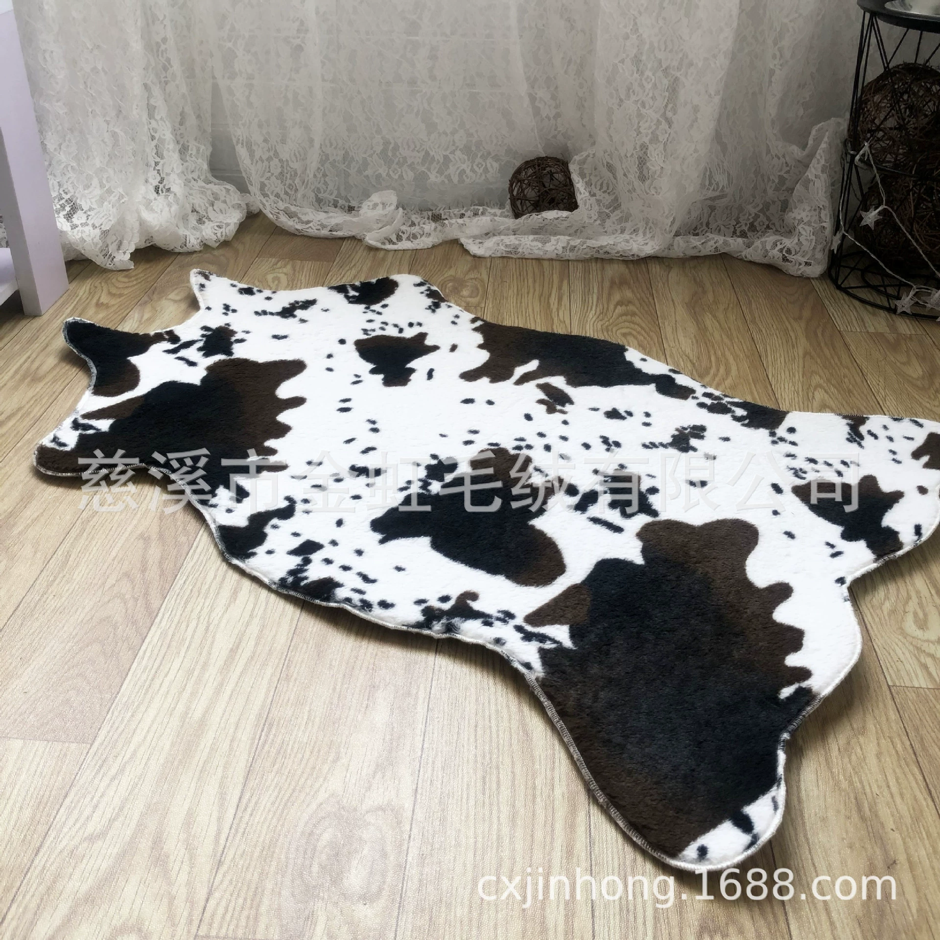 ПЭВ бархатная корова плед точечная пластиковая ткань гостиная спальня кабинет декоративная подушка