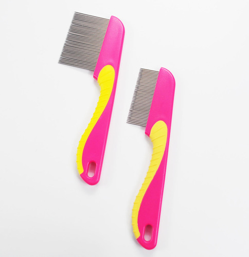 New Cat and Dog Comb, Stainless Steel Needle Pet Grooming Brush, Flea Comb with Long Needle Bristles, Bare Factory Wholesale