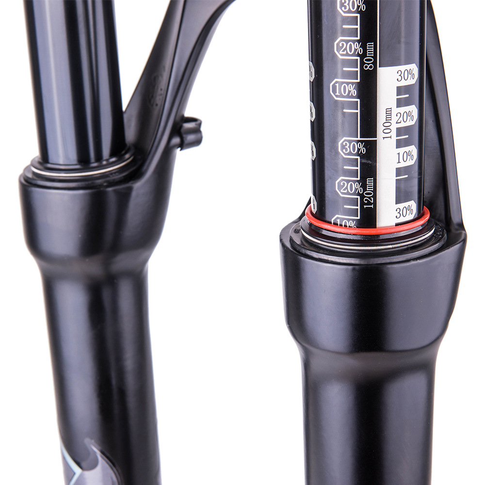 Bicicleta de montaña horquilla delantera 29 pulgadas cono barril eje carrera 120 aleación de magnesio Tenedor de aire con cerradura horquilla delantera