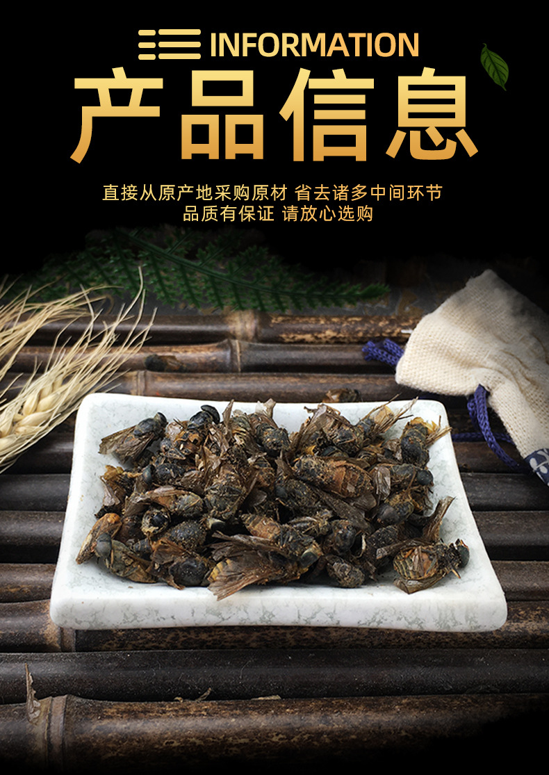Dried Gadfly Niu Meng Chong Whole Insect Traditional Chinese Herb Bulk 500g specifications