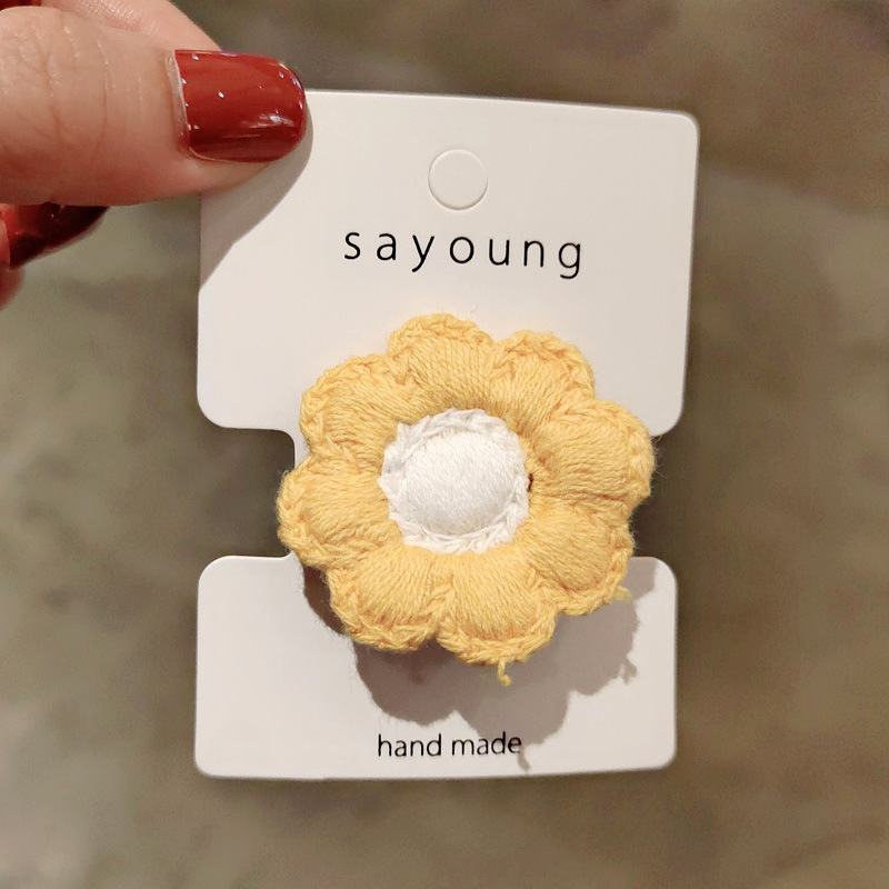 Cute Daisy Brooch Hairpin Dual-use display picture 4