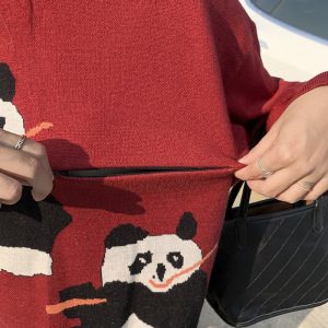 防辐射正品哺乳衣产后外出两件套装2020秋冬新款喂奶衣针织上衣毛