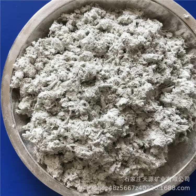 石棉纤维石棉中长纤维 摩擦片 墙体隧道保温 钻井堵漏泥浆材料