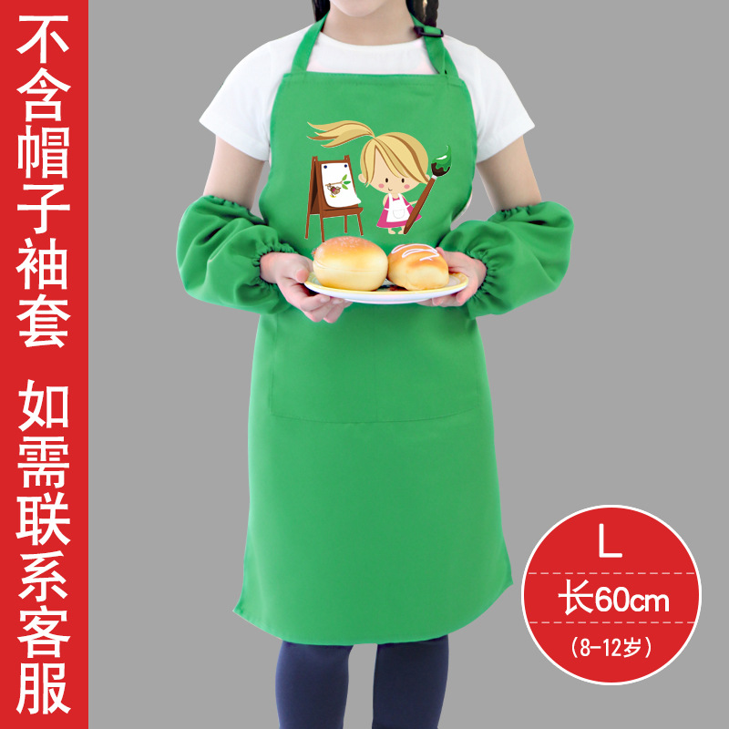Delantal para niños ropa de pintura de logotipo personalizado niños personalizados anti-incrustante jardín de infantes pintura de arte delantal Impresión de impresión imagen