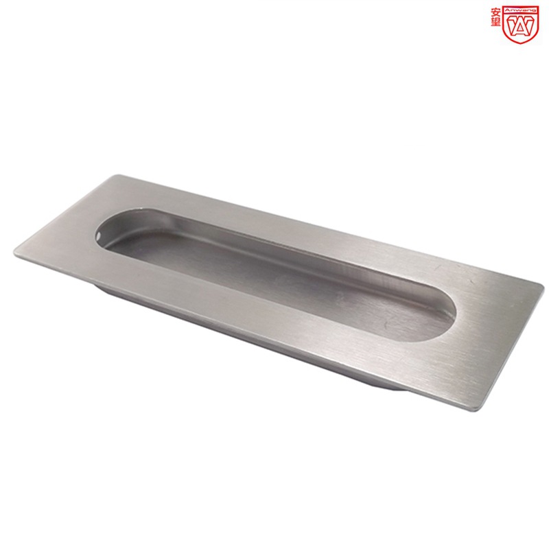150 * 50mm acero inoxidable 304 mango de gabinete cajón armario puerta corredera oculta perno de mano mano empotrada mango de puerta
