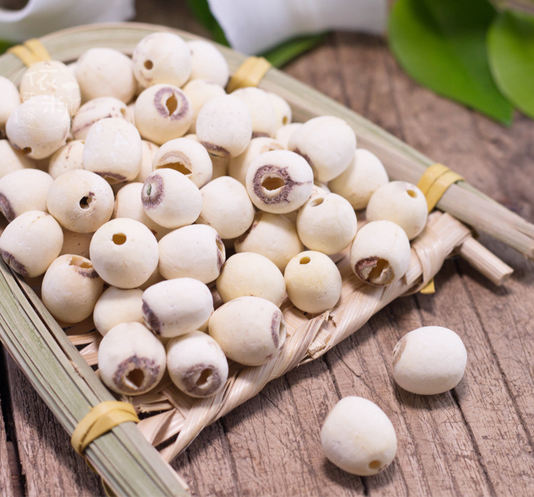 Dried White Lotus Seeds Core Removed Xiang Lian 500g Premium Grade in use