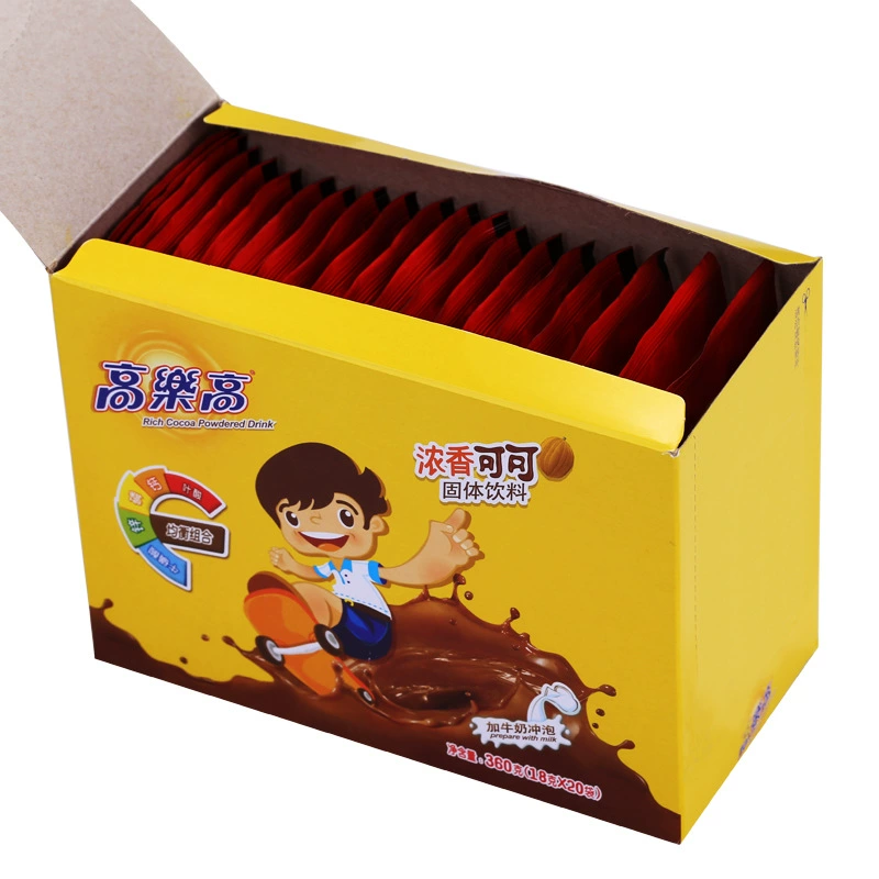 Chocolate powder cocoa drink 18g original instant solid beverage baked milk tea
