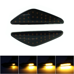 Suitable for BMW E70X5E71X6F25X3 water yellow light LED Fender side light side turn light