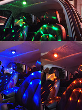 汽車氛圍燈 USB充電聲控led舞台裝飾燈 迪斯科魔球聖誕音樂節奏燈