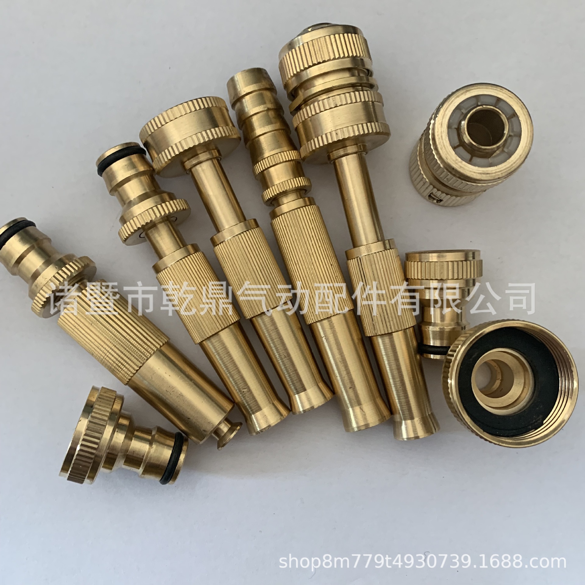 厂家直销4分全铜通水接头高压汽车水枪家用园林水管连接配件快接