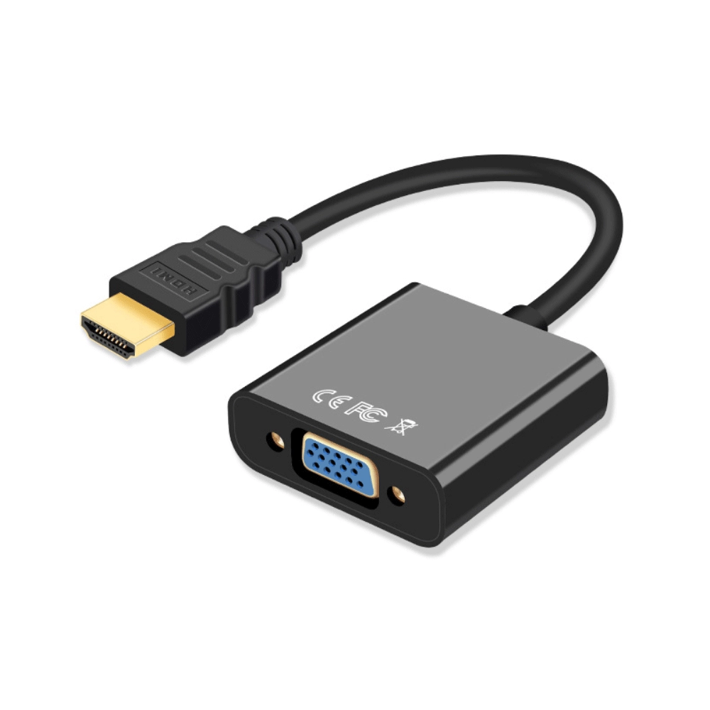 Кабель-переходник HDMI в VGA от производителя из Дунгуаня, HDMI (м) — VGA (ж) для компьютера, конвертер сигнала и аудио для монитора